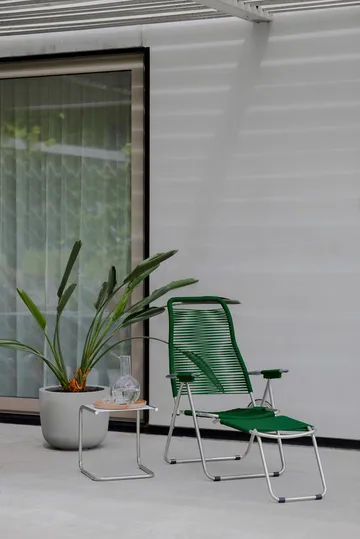 Spaghetti aurinkotuoli jalkatuella - Green - Fiam