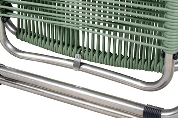 Spaghetti aurinkotuoli jalkatuella - Sage green - Fiam