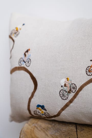 Bikers tyynynpäällinen, 38 x 58 cm - Luonnonvärinen - Fine Little Day