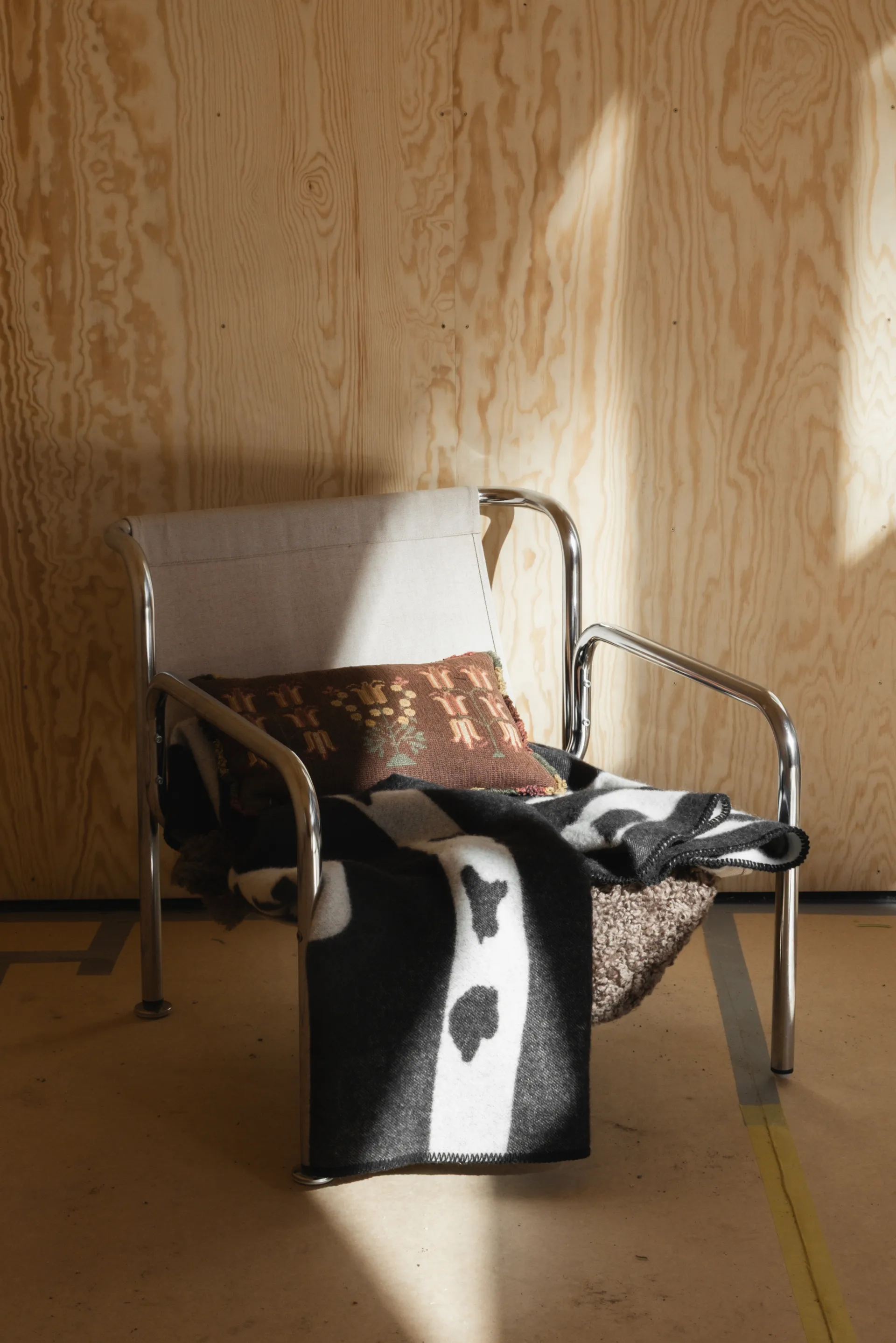 Birch viltti 130x180 cm, Musta valkoinen Fine Little Day