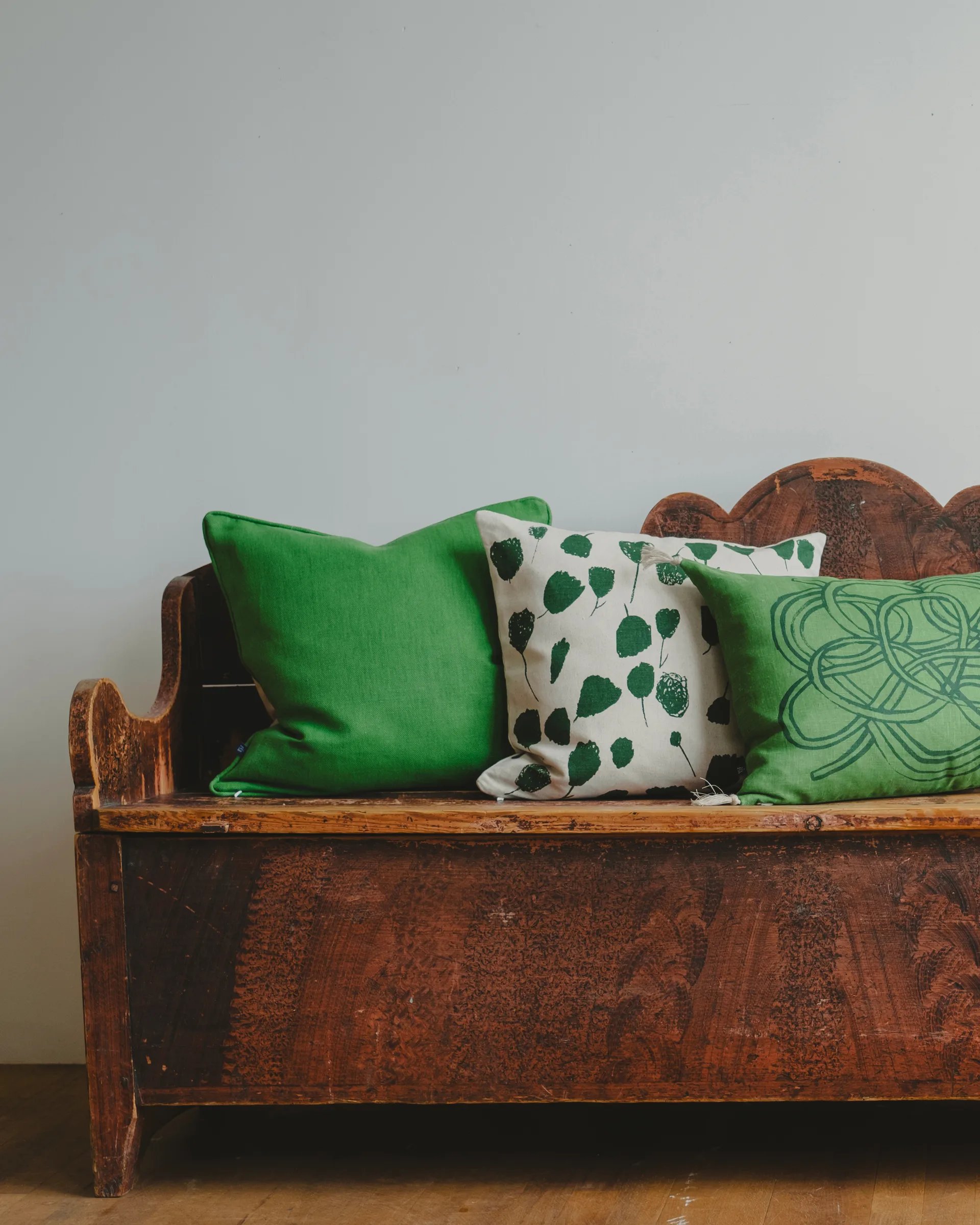 Bouquet tyynynpäällinen 48x48 cm, Nature-green Fine Little Day