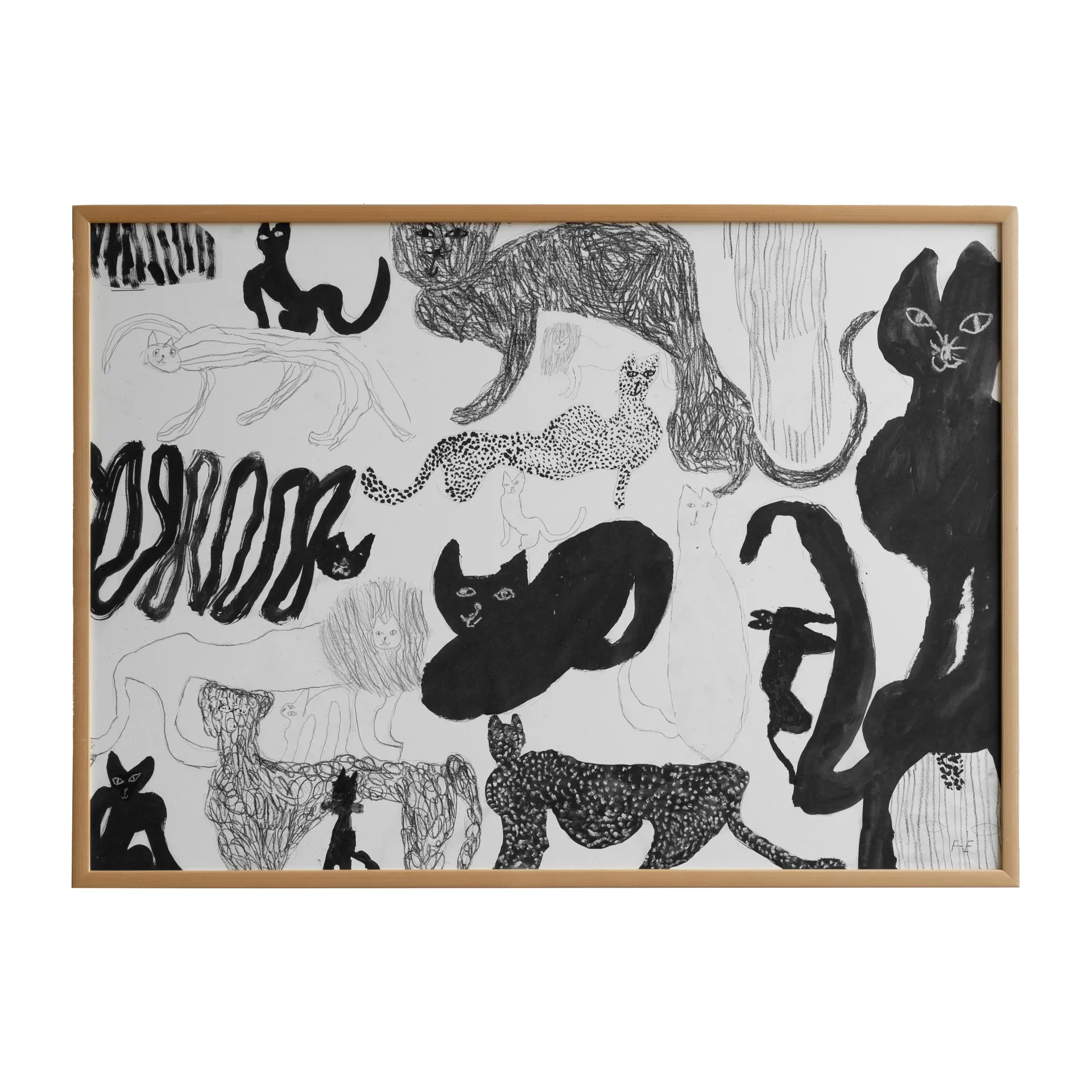 Cats juliste, 50 x 70 cm Fine Little Day