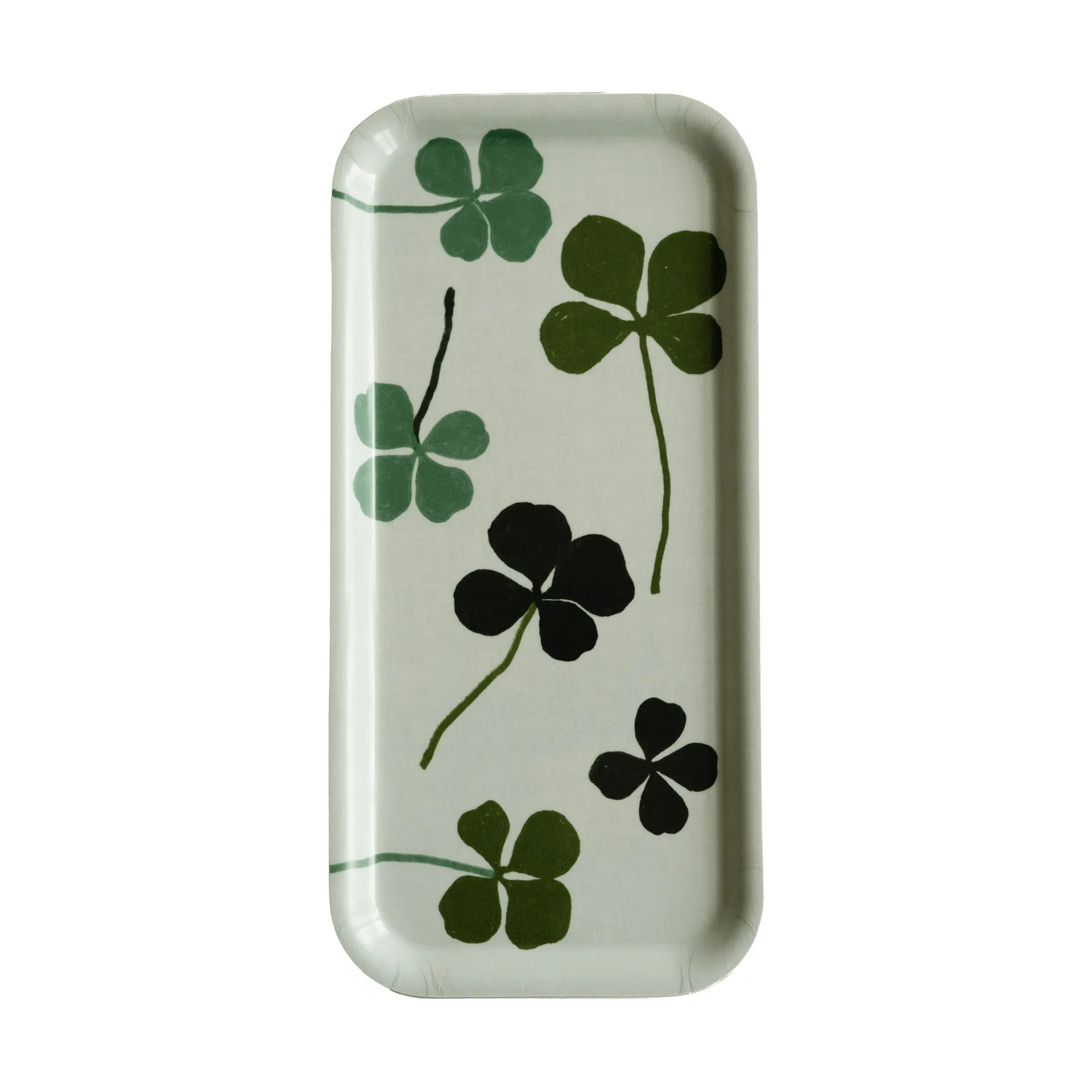 Clover tarjotin, Vihreä, 13x27 cm Fine Little Day