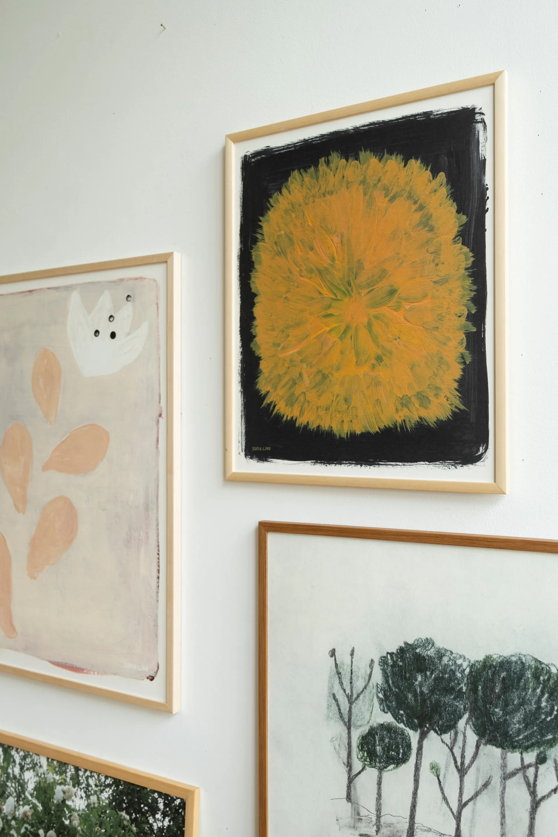 Dandelion juliste 40x50 cm, Kelta-musta Fine Little Day