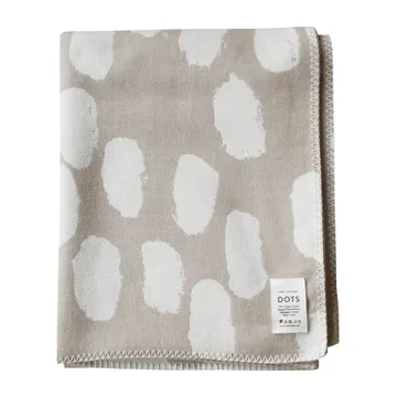 Dots huopa 140x180 cm - Beige - Fine Little Day