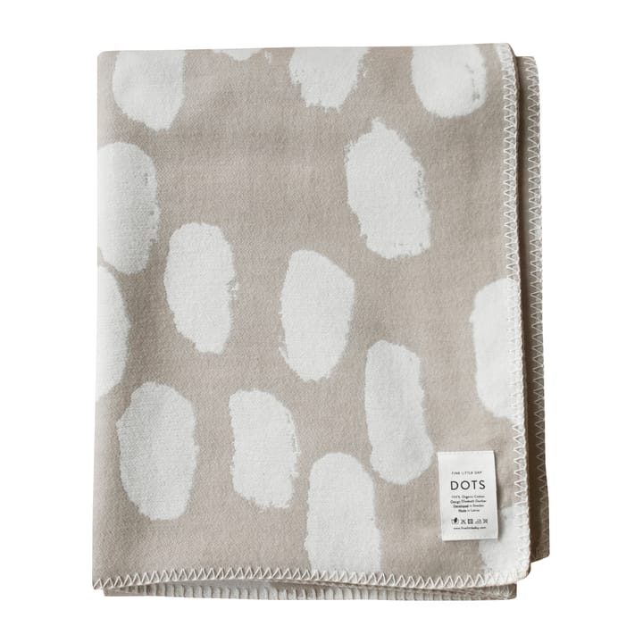 Dots huopa 140x180 cm, Beige Fine Little Day