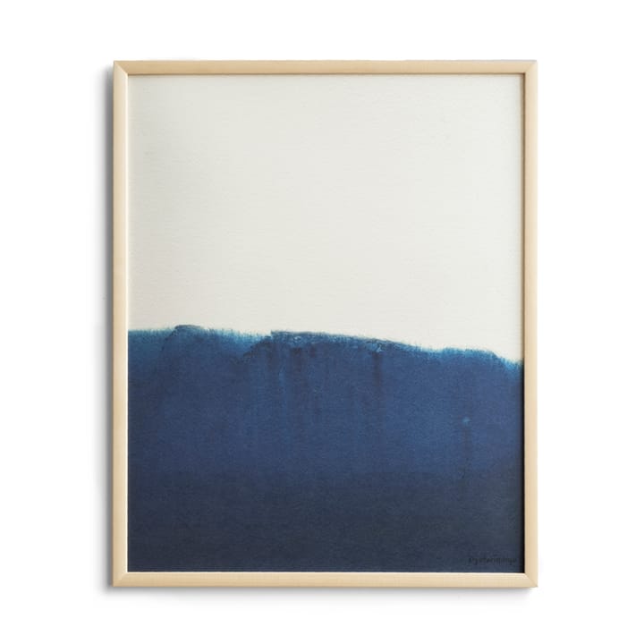 Dyeforindigo ocean 1 juliste 40x50 cm, Sini-valkoinen Fine Little Day