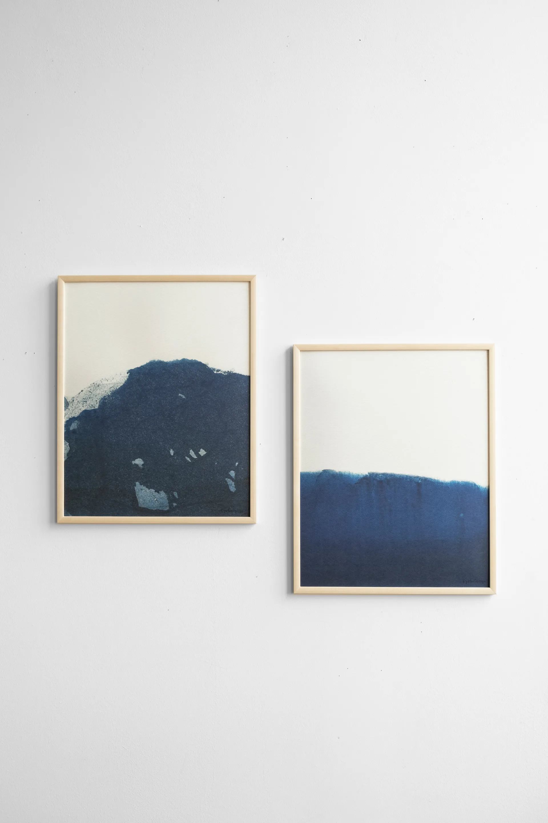 Dyeforindigo ocean 2 juliste 40x50 cm, Sini-valkoinen Fine Little Day