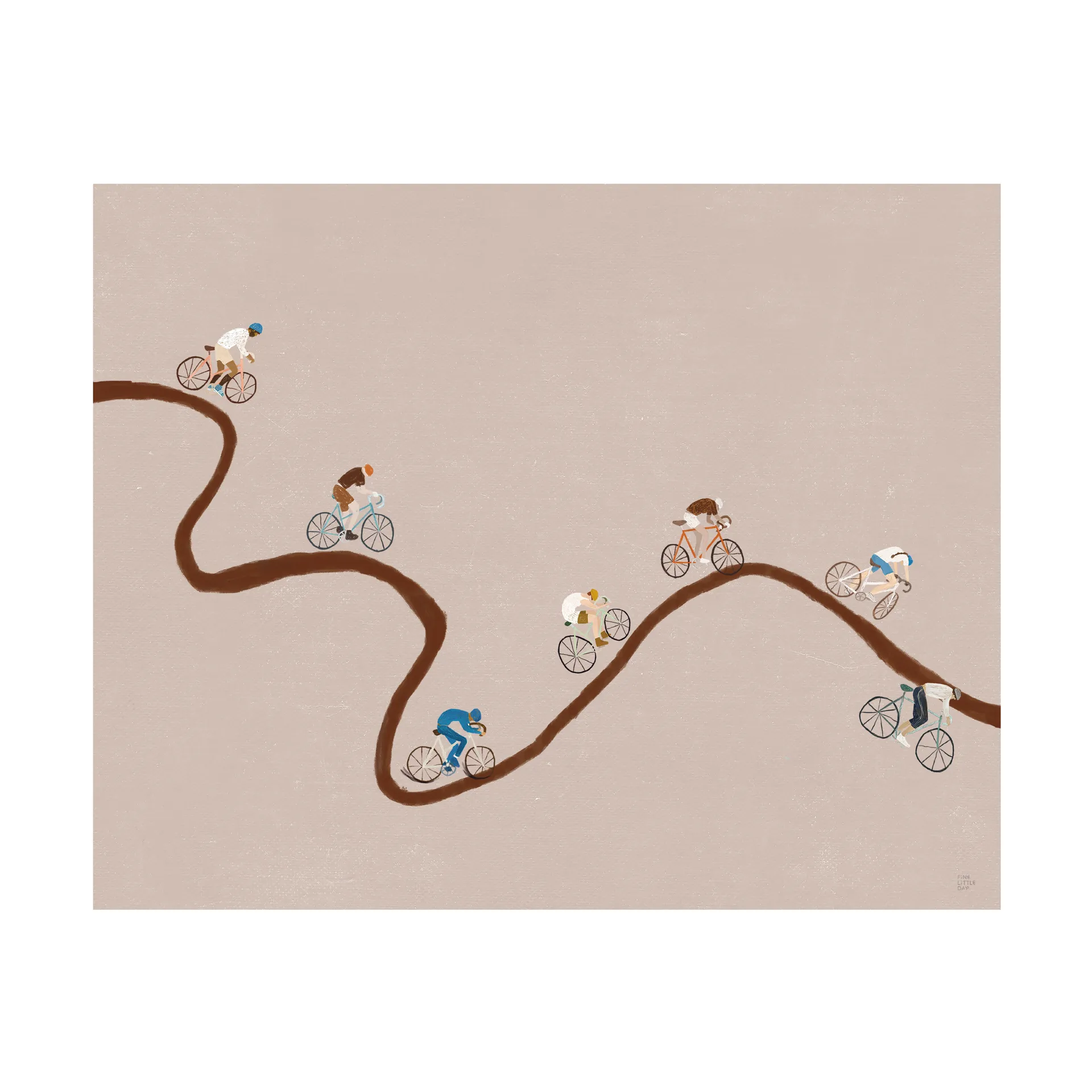 Giro juliste, Beige, 40x40 cm Fine Little Day