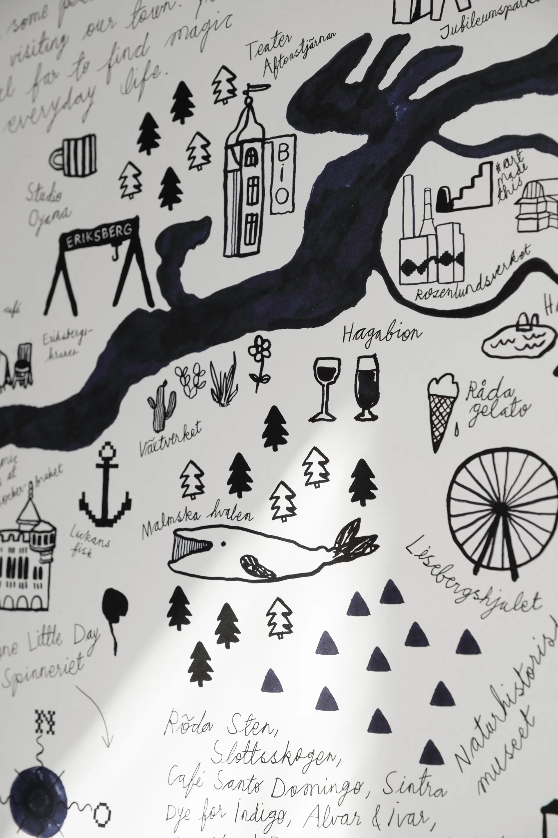 Göteborg juliste, 50x70 cm Fine Little Day