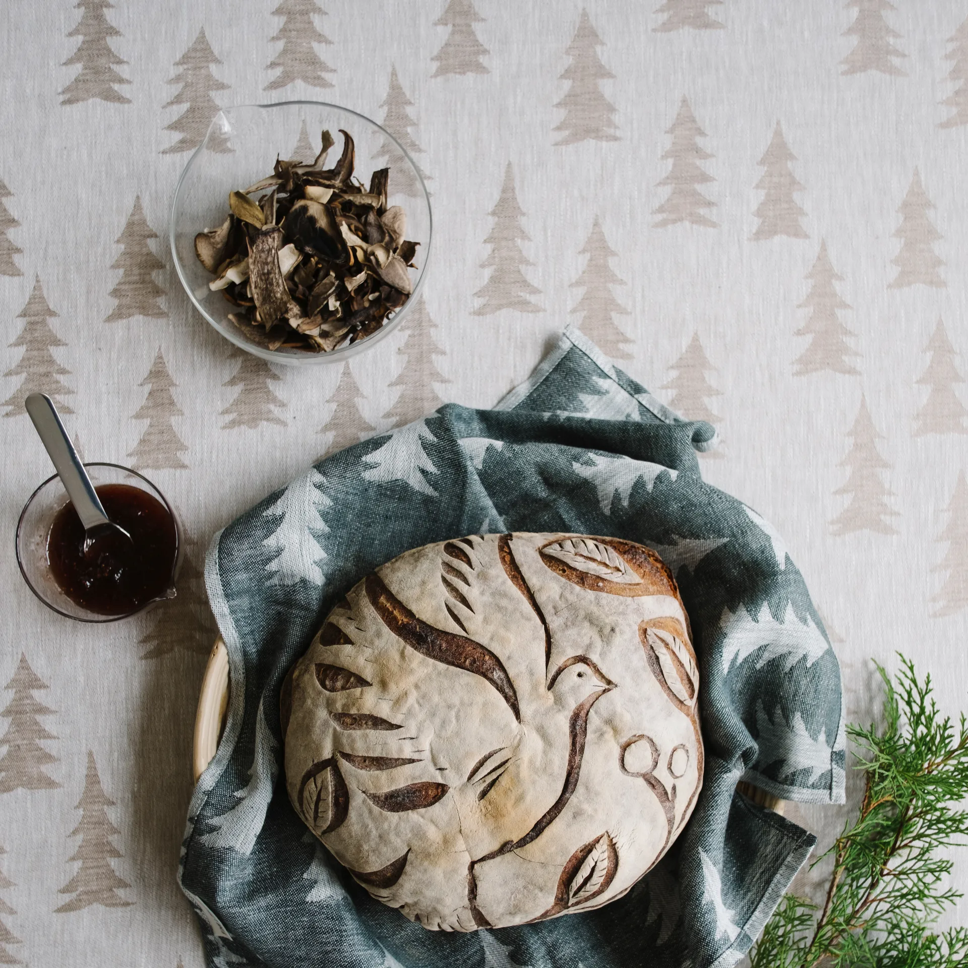 Gran liina, pellavaa 147x147 cm, Sand Fine Little Day