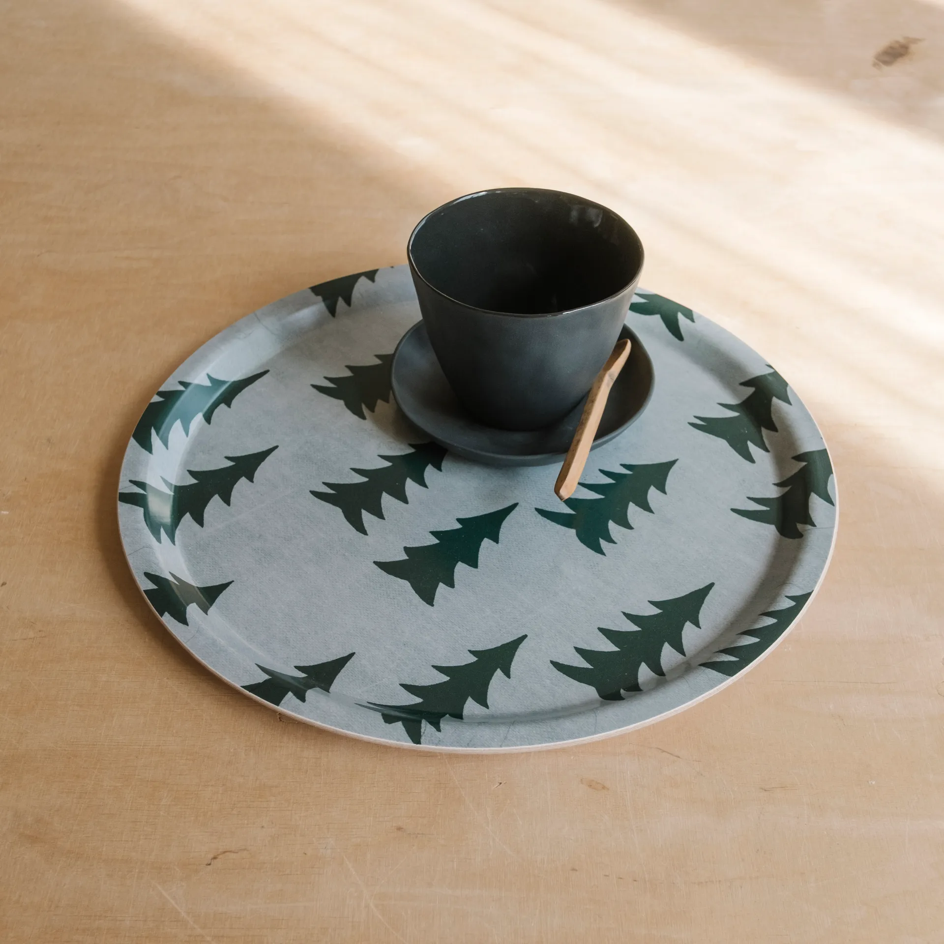 Gran tarjotin 31 cm, Vihreä Fine Little Day