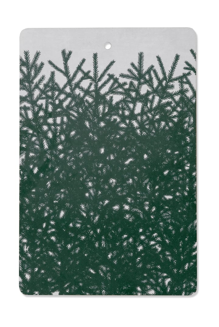 Granris leikkuulauta 21 x 31 cm - Valkoinen-vihreä - Fine Little Day