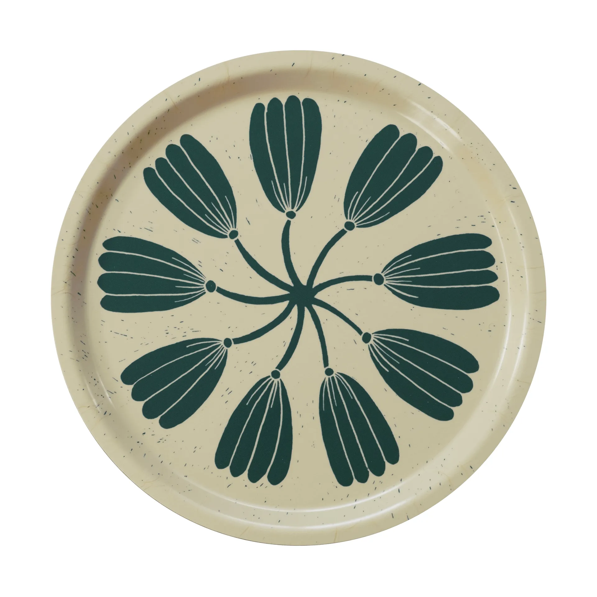 Krans tarjotin Ø31 cm, Yellow-green Fine Little Day