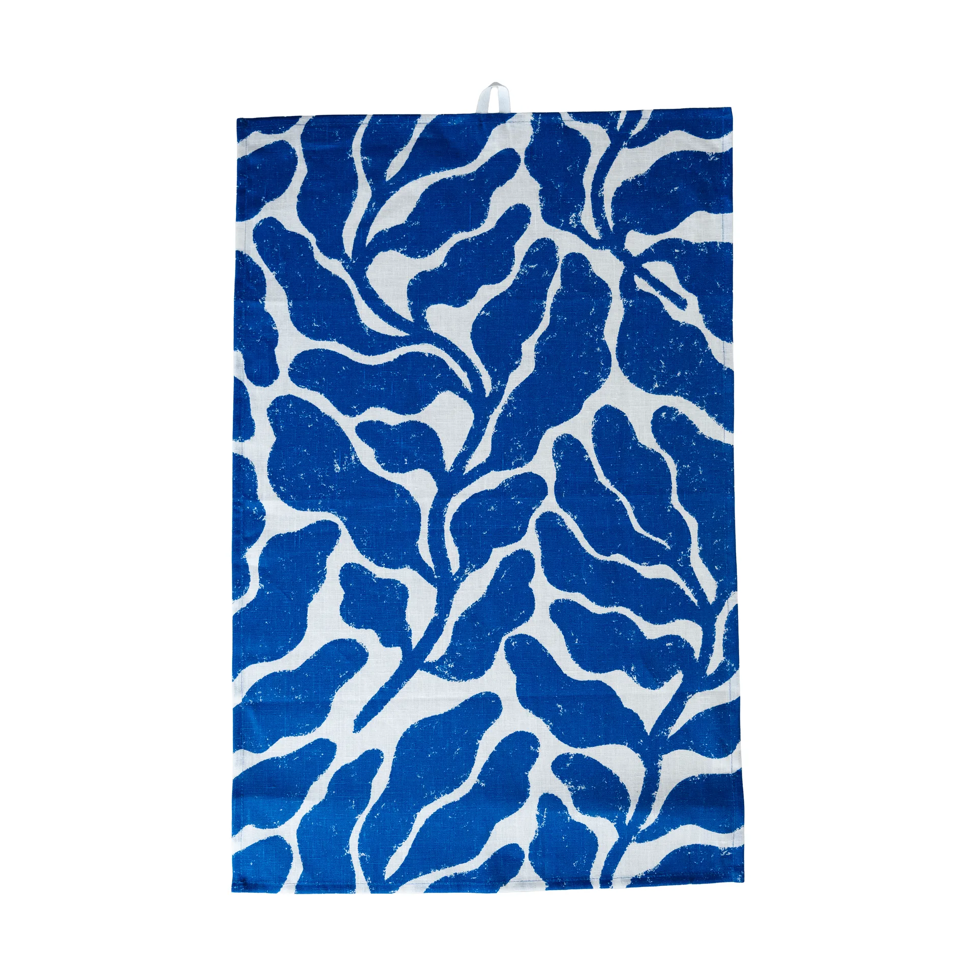 Leaves keittiöpyyhe, Valkoinen-sininen, 47x70 cm Fine Little Day