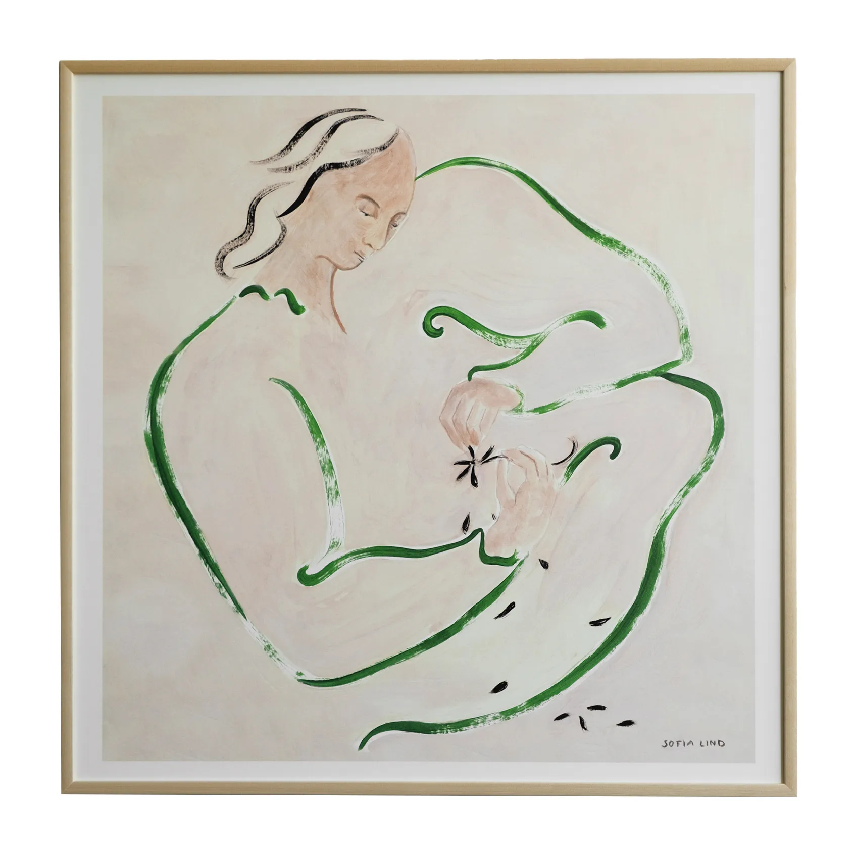 Love me not -juliste, 70 x 70 cm Fine Little Day