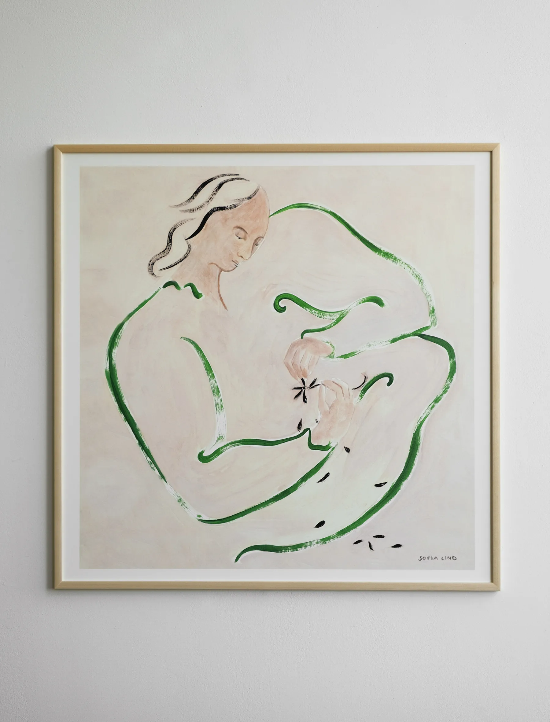 Love me not -juliste, 70 x 70 cm Fine Little Day