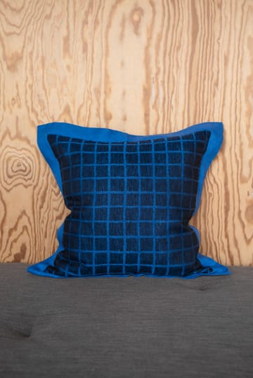 Rutig tyynynpäällinen 47 x 47 cm - Blue-black - Fine Little Day