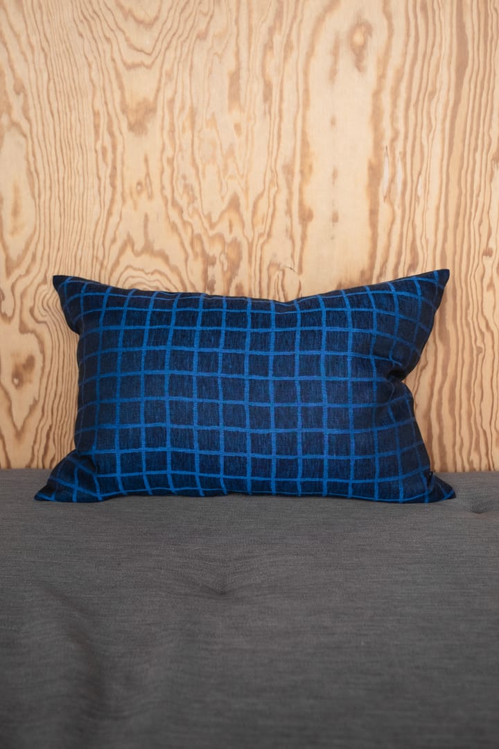Rutig tyynynpäällinen 48 x 68 cm - Blue-black - Fine Little Day