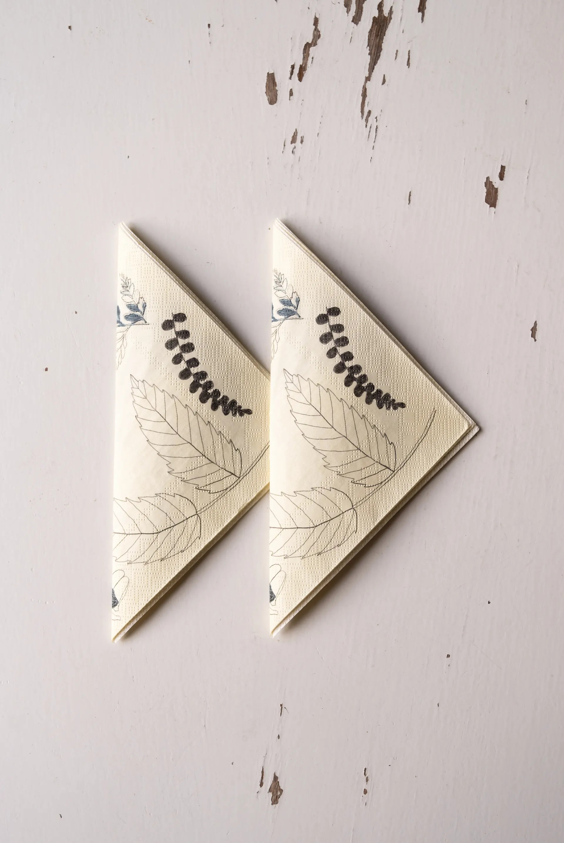 Saltholmen servetti 25-pack, Keltainen-Harmaa Fine Little Day