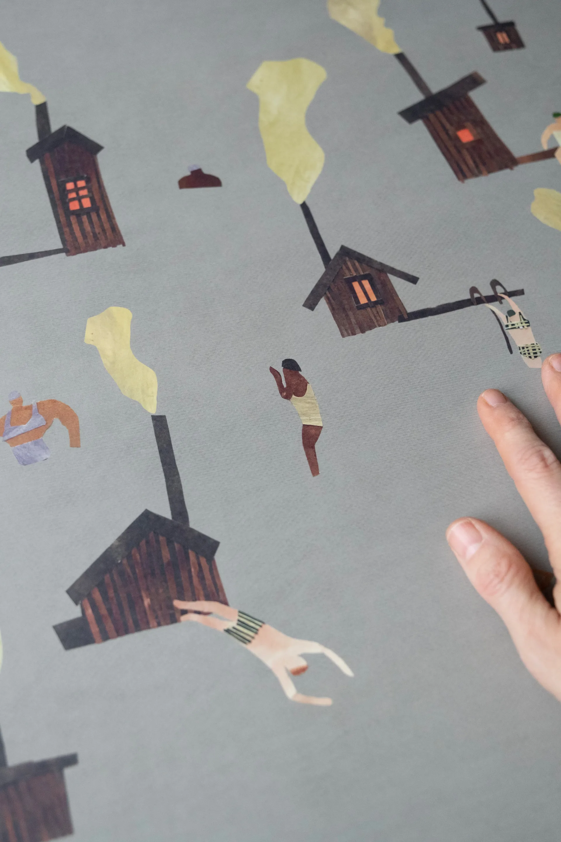 Sauna juliste, 50 x 50 cm Fine Little Day