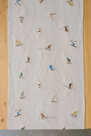 Skiers pöytäliinarunneri - Luonnollinen, 45x150 cm - Fine Little Day