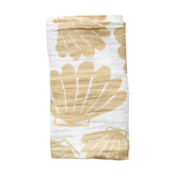 Snäcka musliiniviltti 120 x 120 cm - Sand - Fine Little Day