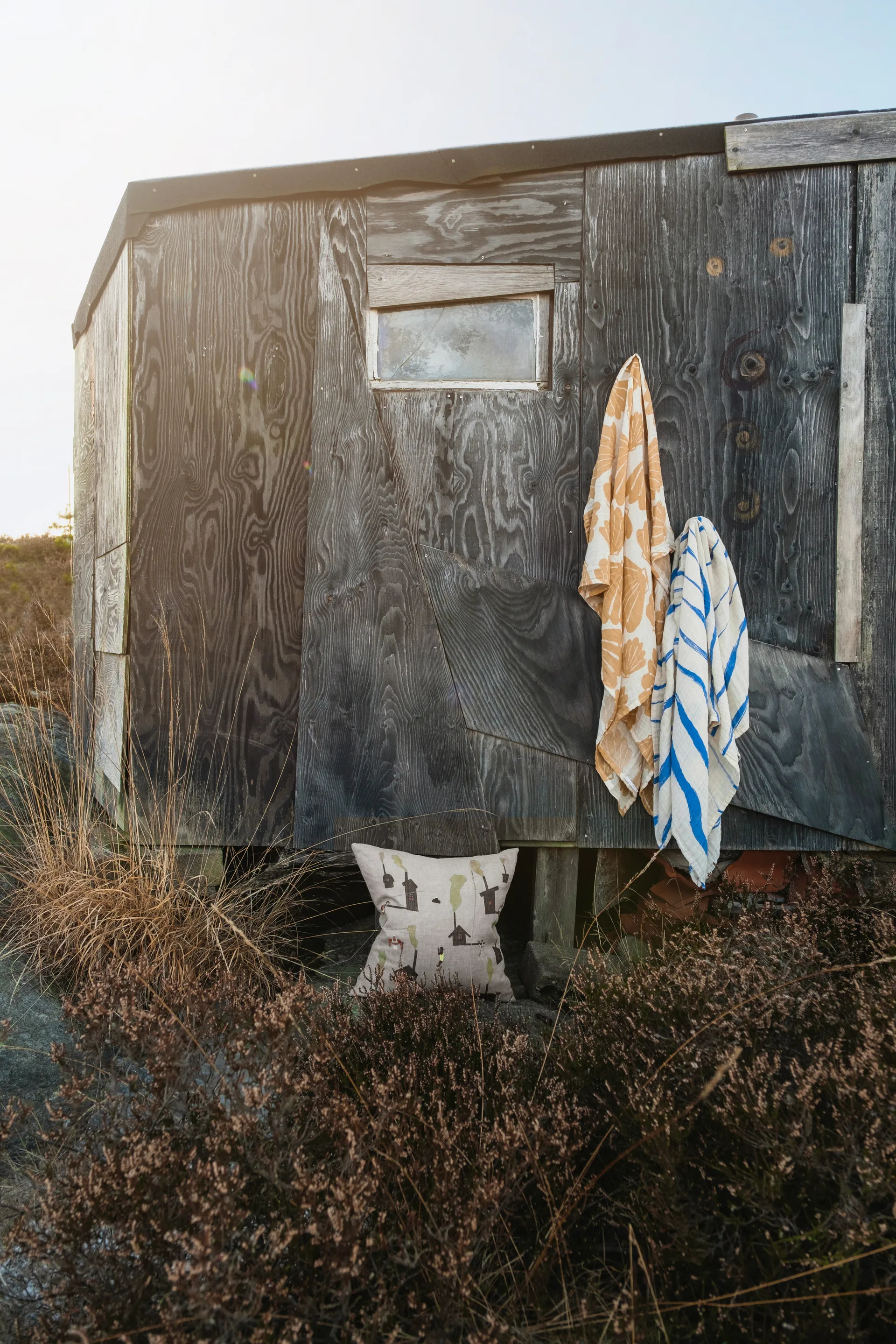 Snäcka musliiniviltti 120 x 120 cm, Sand Fine Little Day