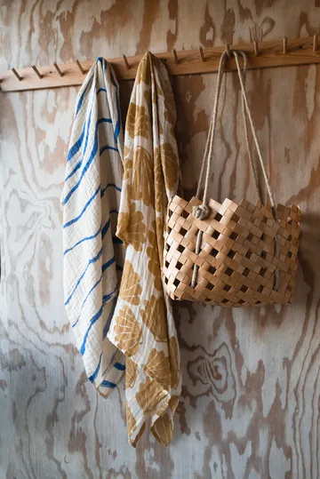 Snäcka musliiniviltti 120 x 120 cm - Sand - Fine Little Day