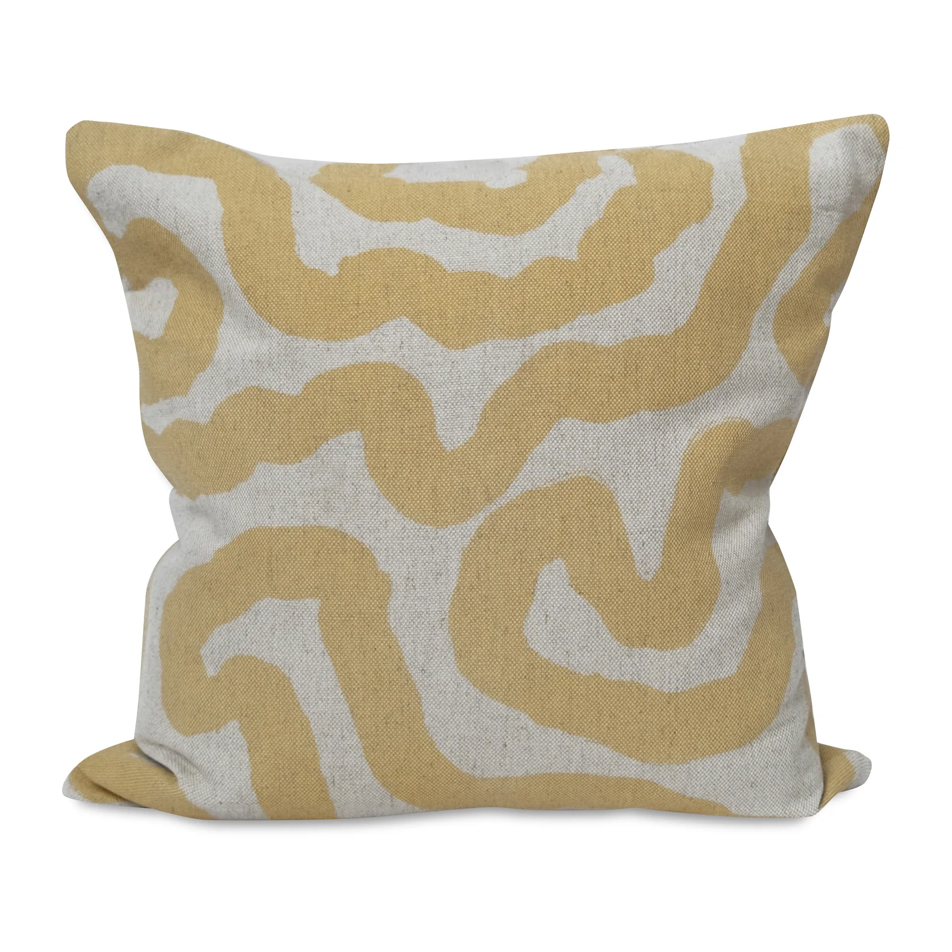 Spår tyynynpäällinen 48 x 48 cm, Keltainen Fine Little Day