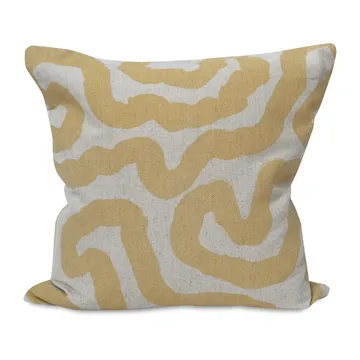 Spår tyynynpäällinen 48 x 48 cm - Keltainen - Fine Little Day