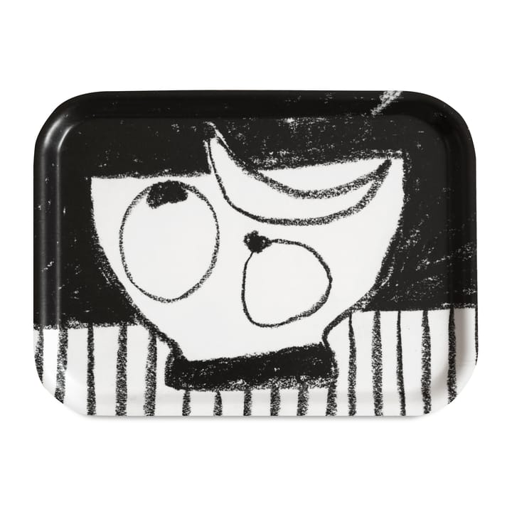 Stilleben tarjotin 20x27 cm, Musta-Valkoinen Fine Little Day