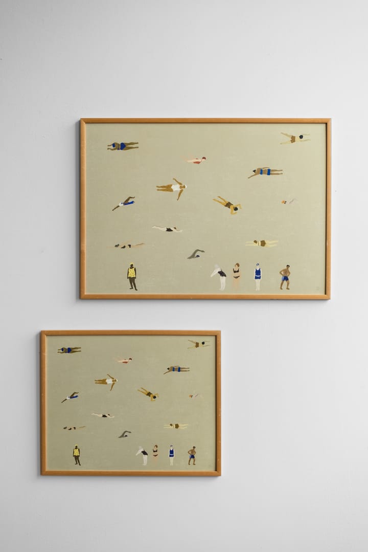 Swimmers juliste, Beige, 40x50 cm Fine Little Day
