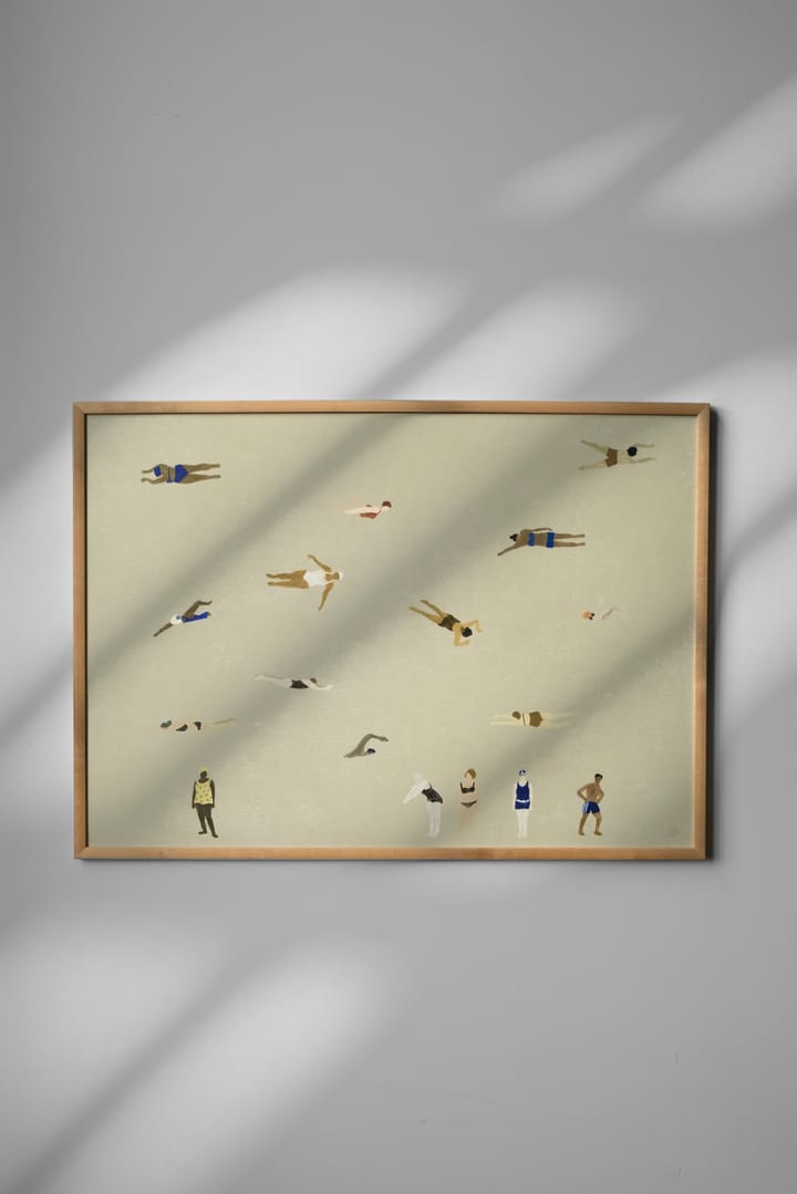 Swimmers juliste, Beige, 50x70 cm Fine Little Day