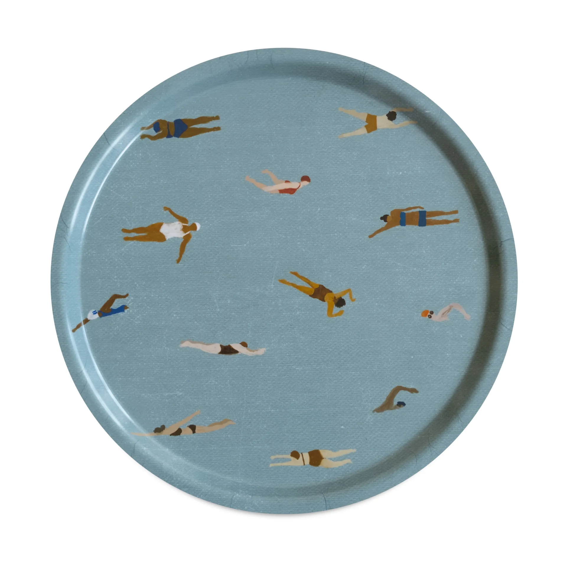 Swimmers tarjotin Ø38 cm, Beige Fine Little Day