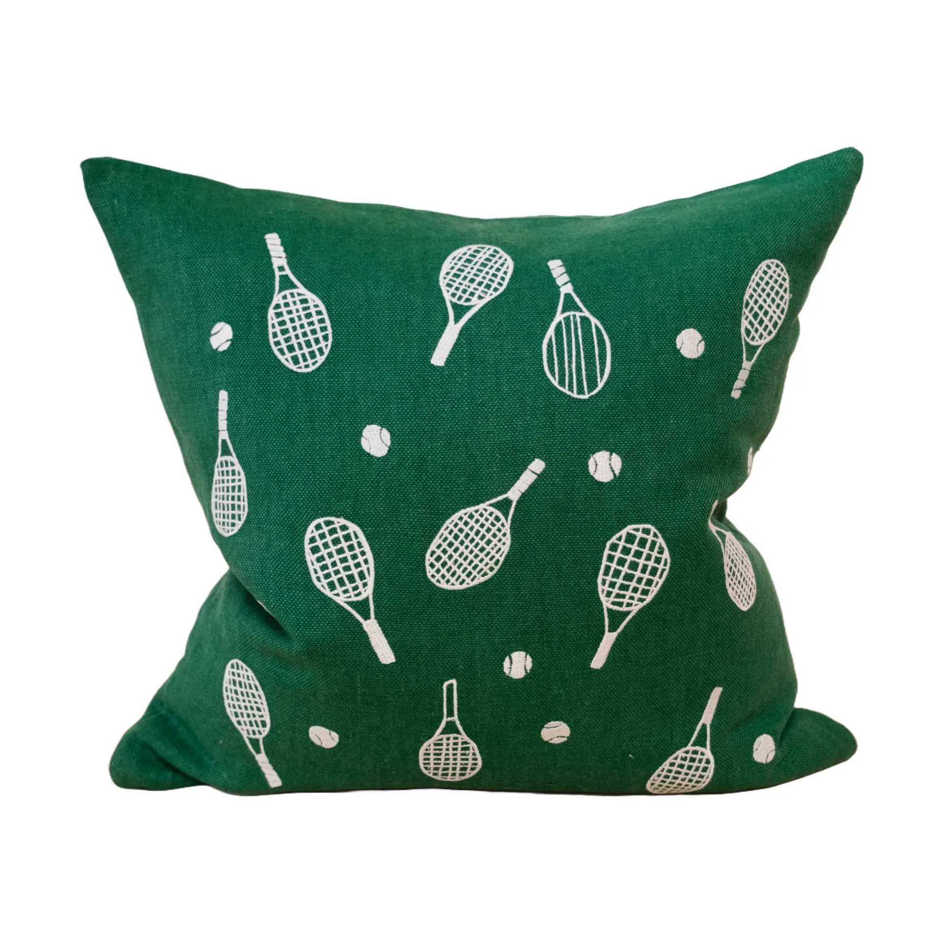 Tennismaila-tyynynpäällinen 48x48 cm, Vihreä Fine Little Day