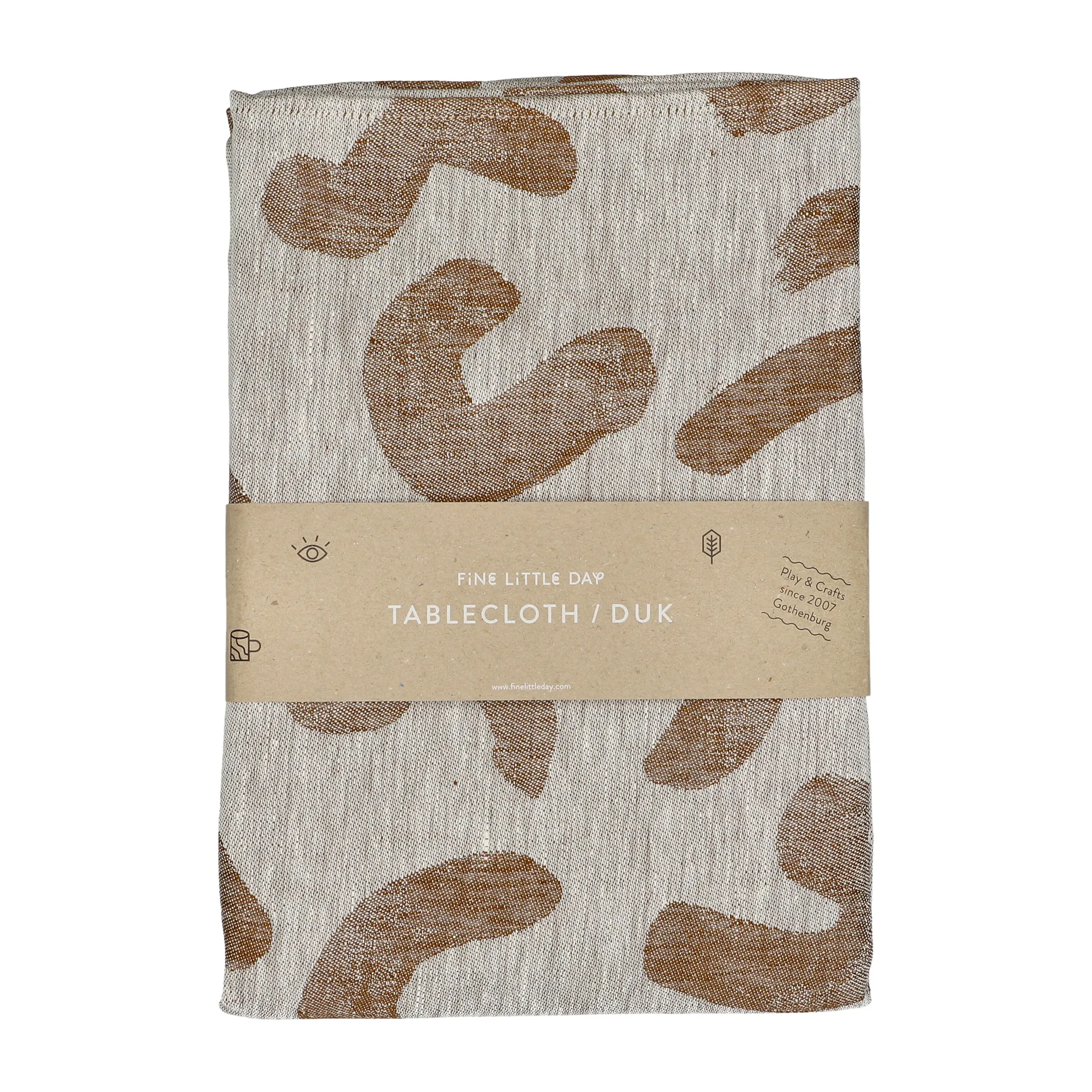 Udon pöytäliina 147 x 250 cm, Ruskea Fine Little Day