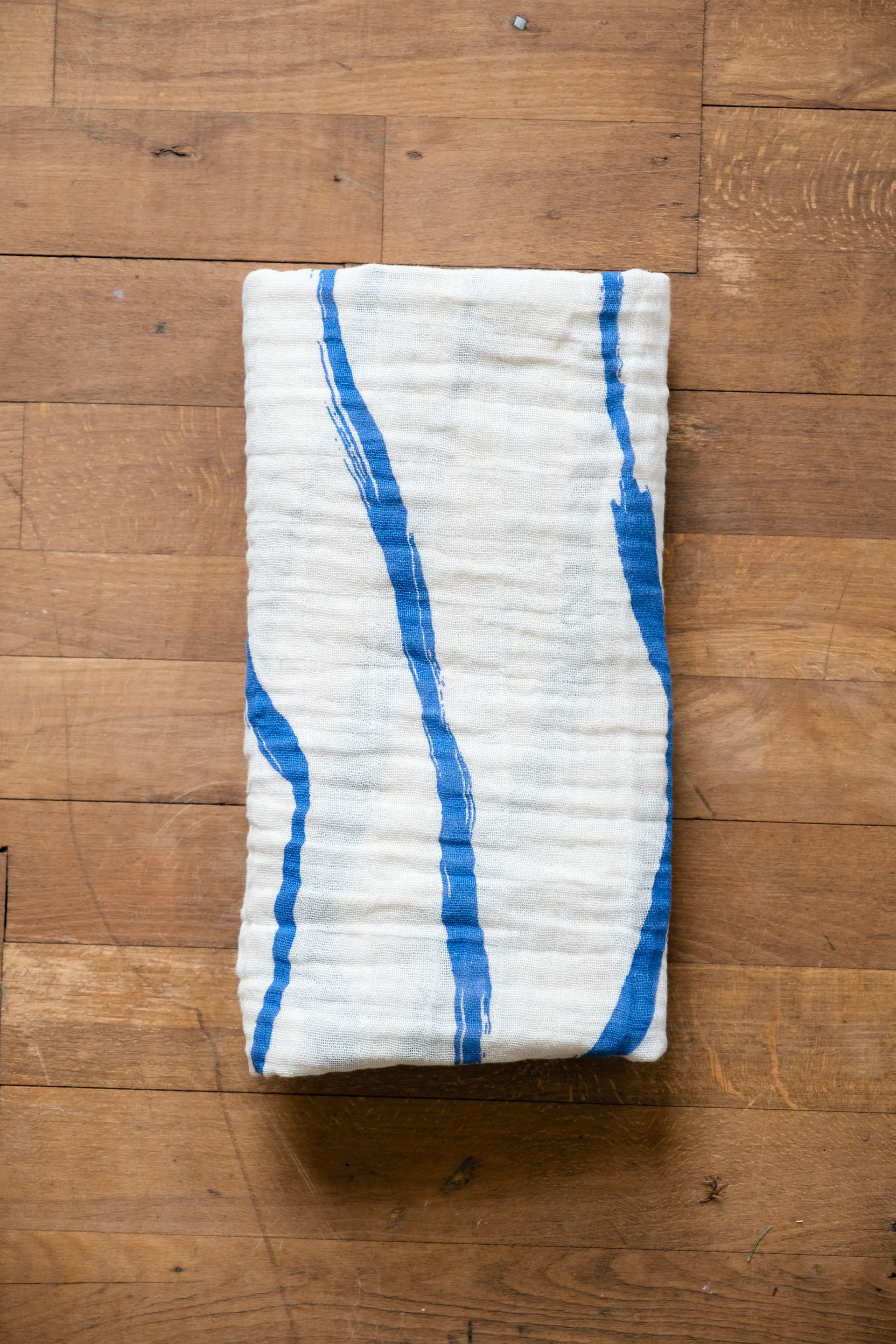 Våg musliiniviltti 120 x 120 cm, Blue Fine Little Day