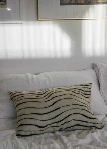 Våg tyynynpäällinen 38 x 58 cm - Musta - Fine Little Day