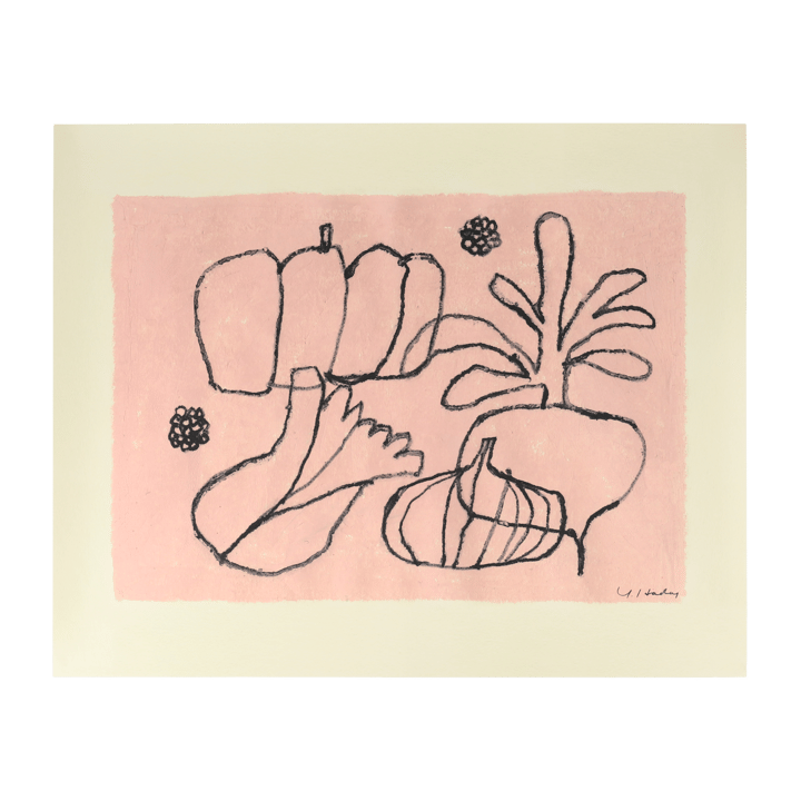 Vegetable juliste - 40 x 50 cm - Fine Little Day