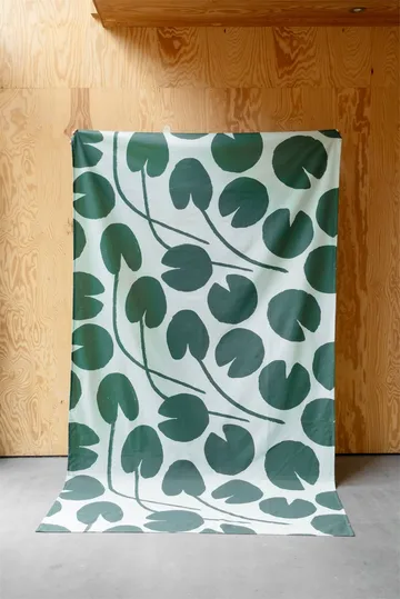Water lilies pöytäliina - Vaaleanvihreä–vihreä, 147x147 cm - Fine Little Day