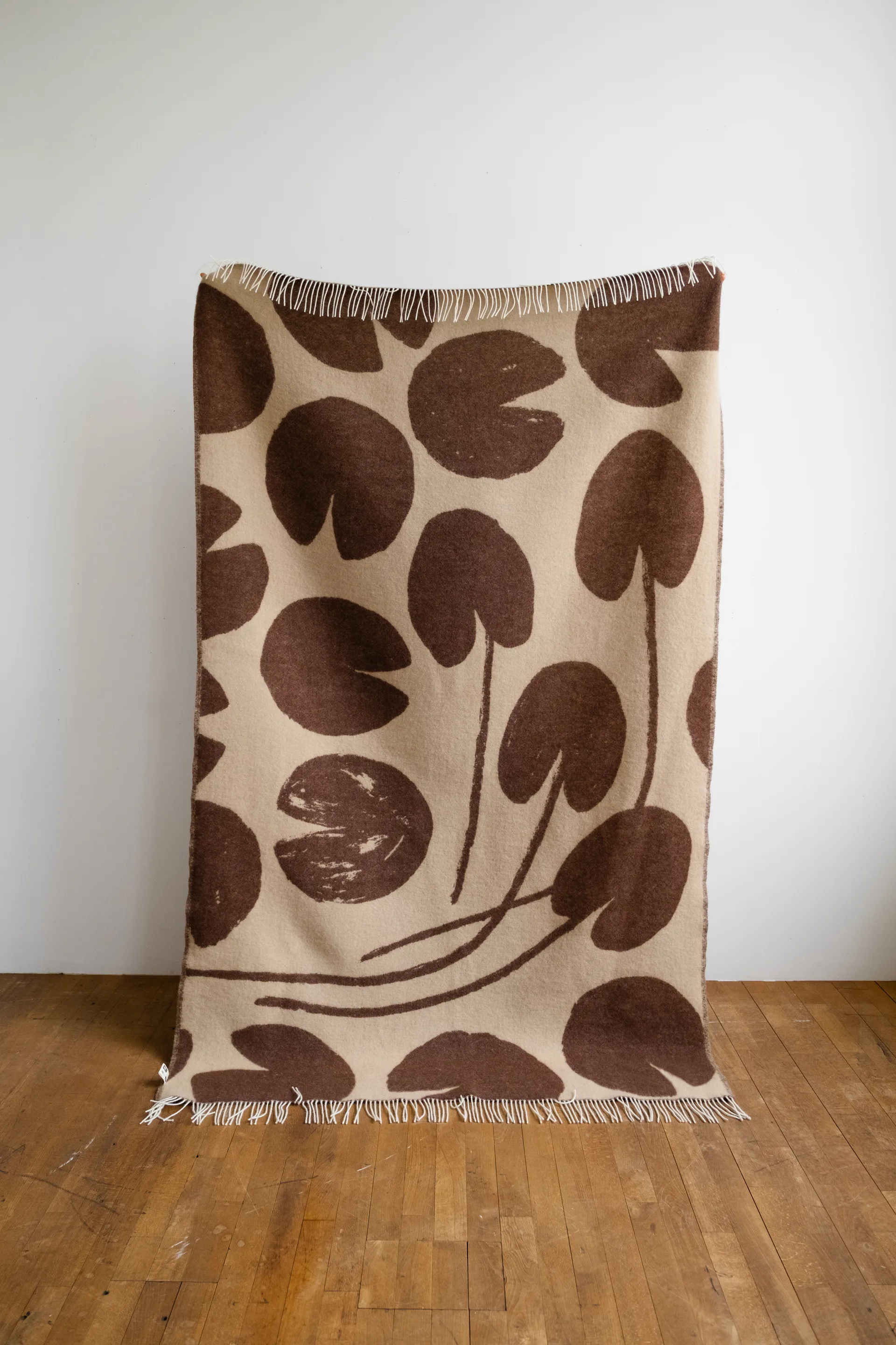 Water lilies viltti 130x220 cm, Ruskea Fine Little Day