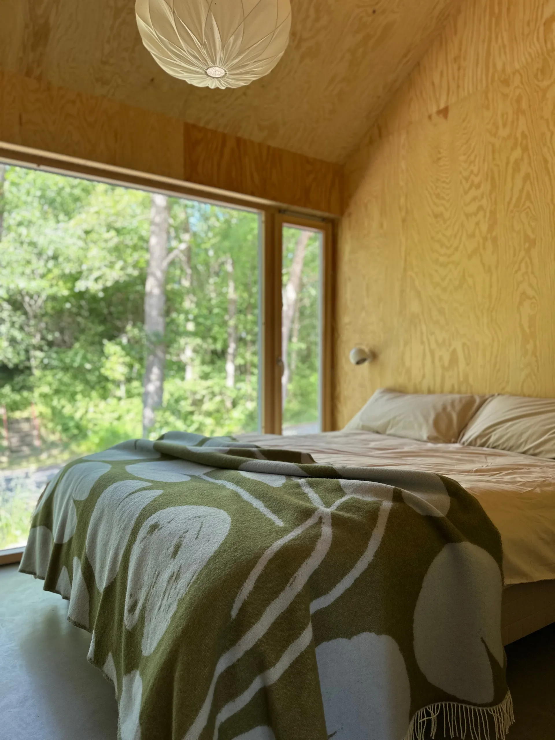 Water lilies viltti 130x220 cm, Ruskea Fine Little Day