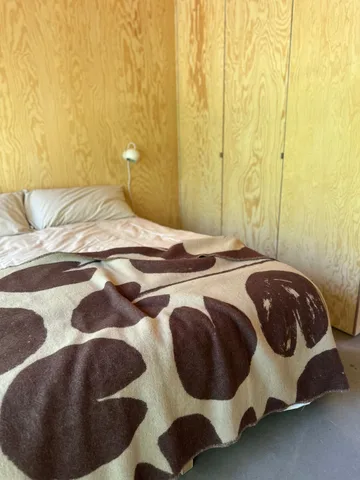 Water lilies viltti 130x220 cm - Ruskea - Fine Little Day