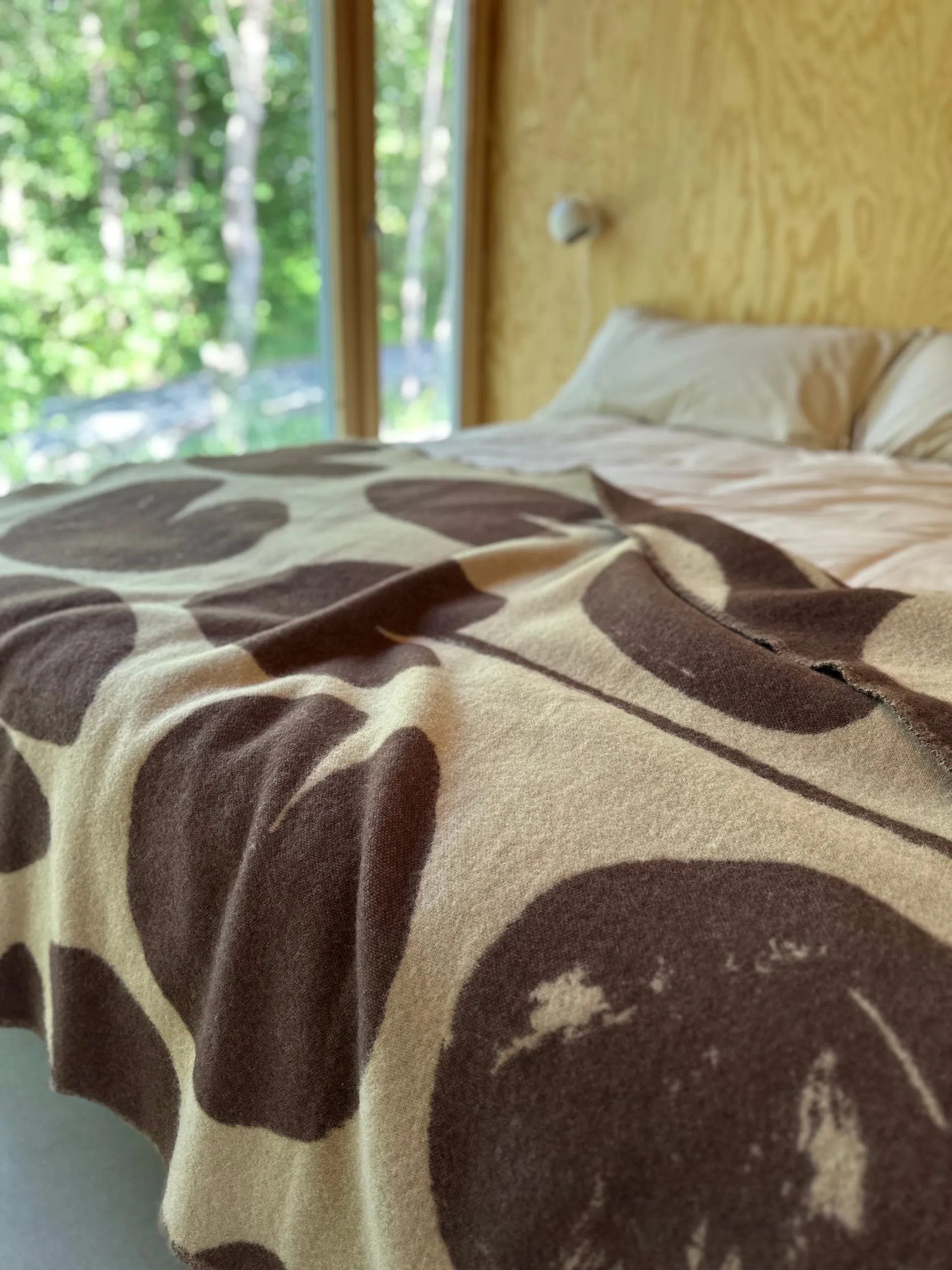 Water lilies viltti 130x220 cm, Ruskea Fine Little Day