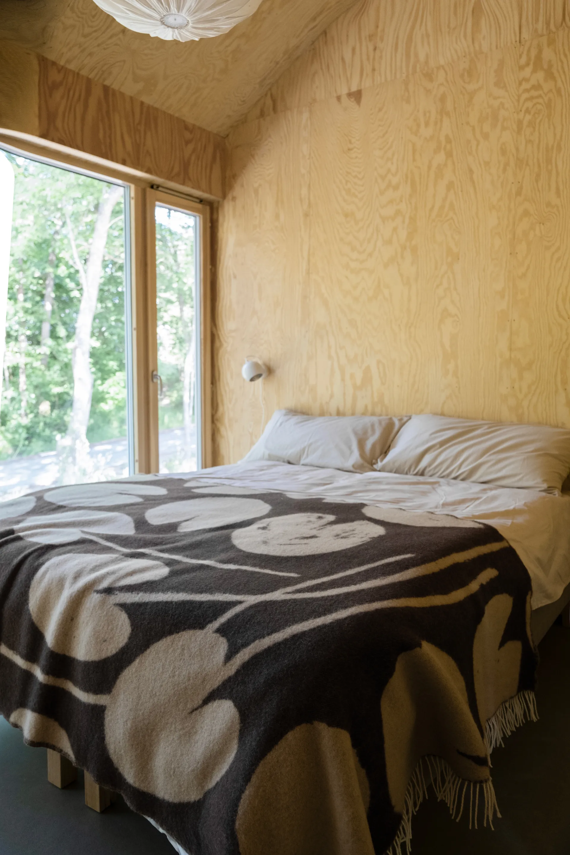 Water lilies viltti 130x220 cm, Sinivihreä Fine Little Day