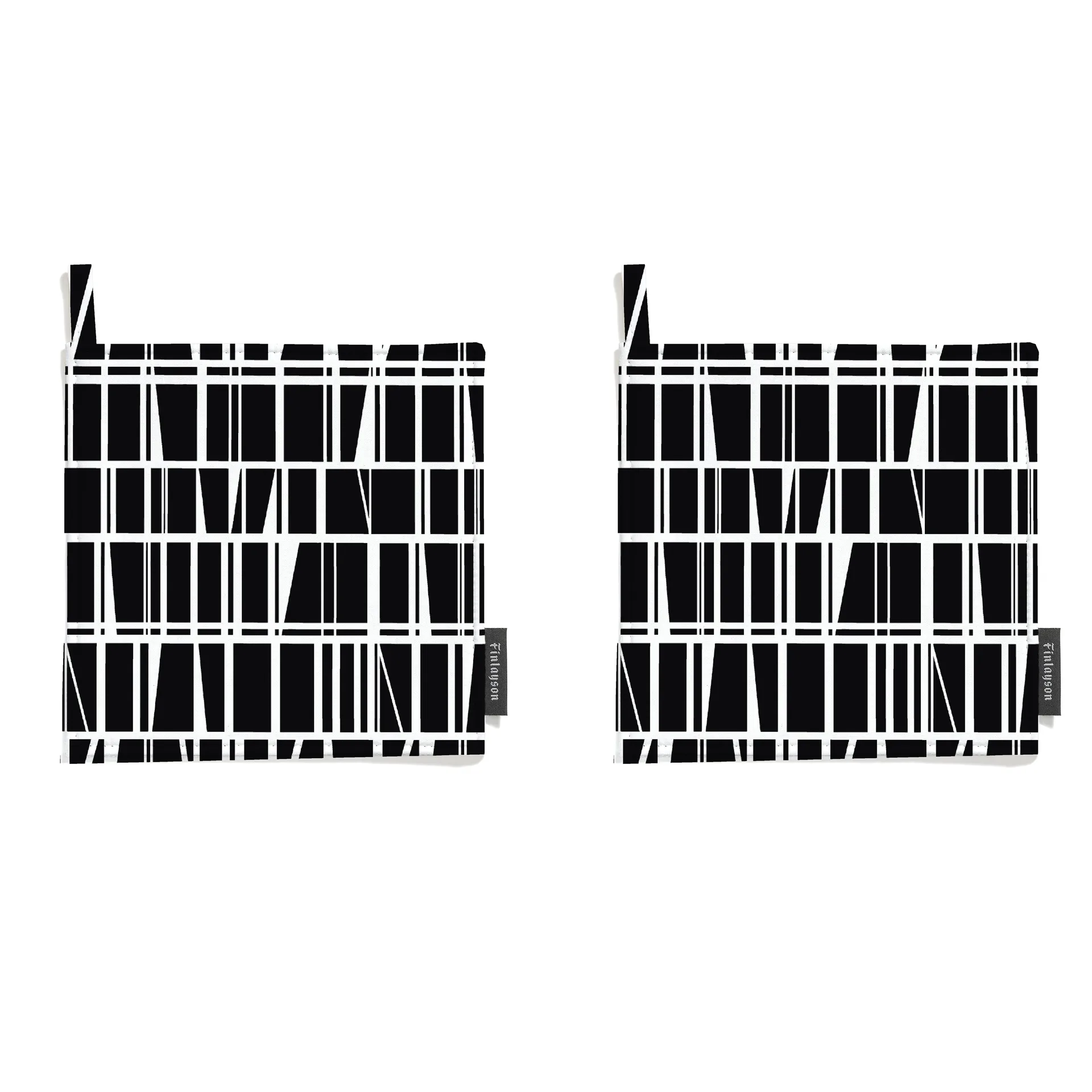 Coronna patalappu, 2-pakkaus, Musta - Valkoinen Finlayson