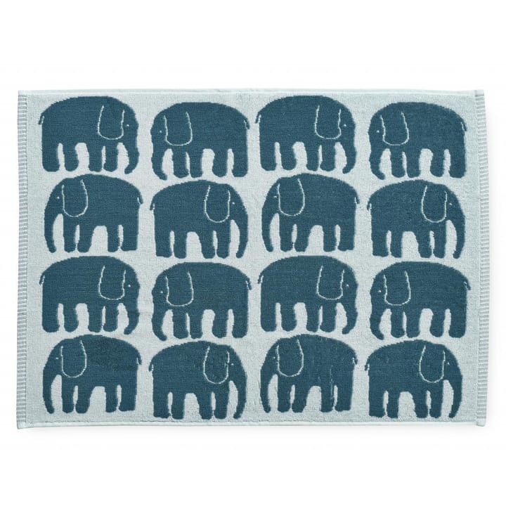 Elefantti käsipyyhe 50 x 70 cm - Petrooli-sininen - Finlayson