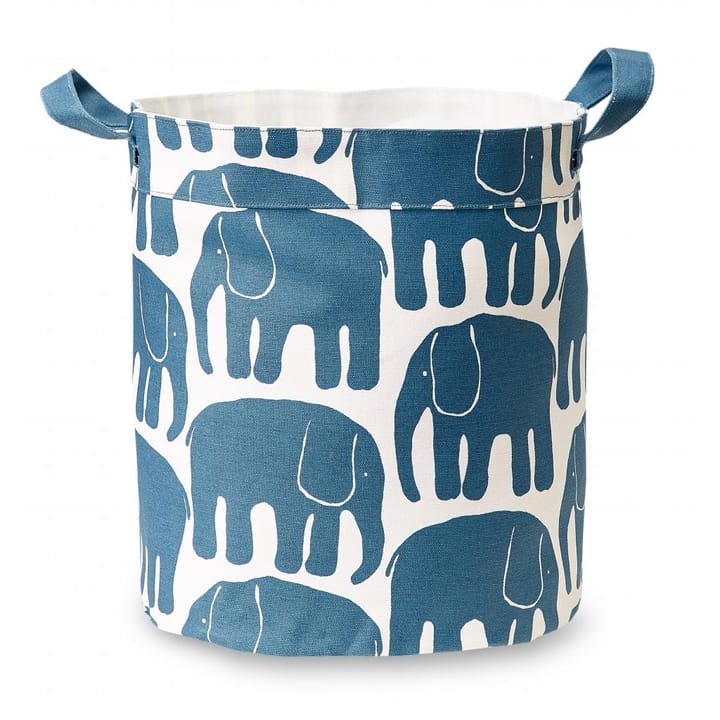 Elefantti kori sininen - 30 x 30 cm - Finlayson