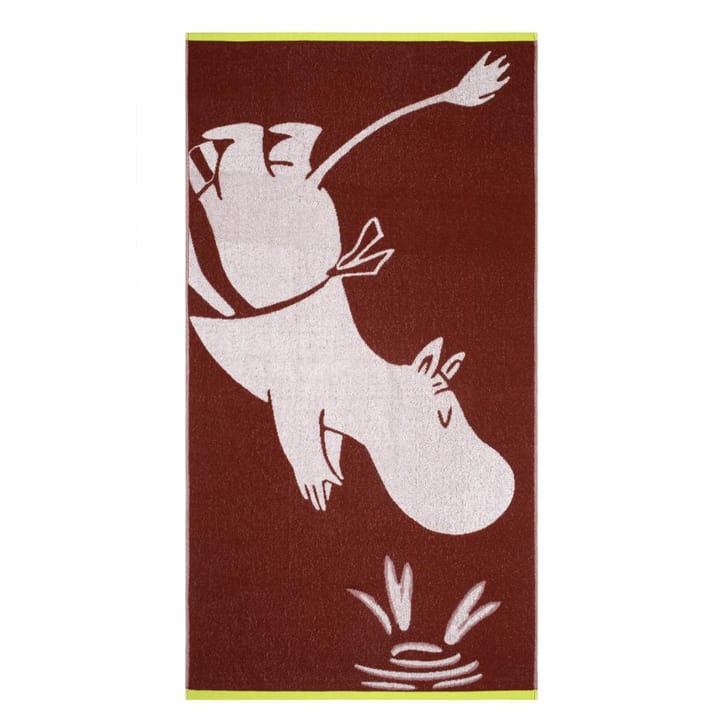 Muumimamma kylpypyyhe, 70 x 140 cm - Tummanpunainen - Finlayson